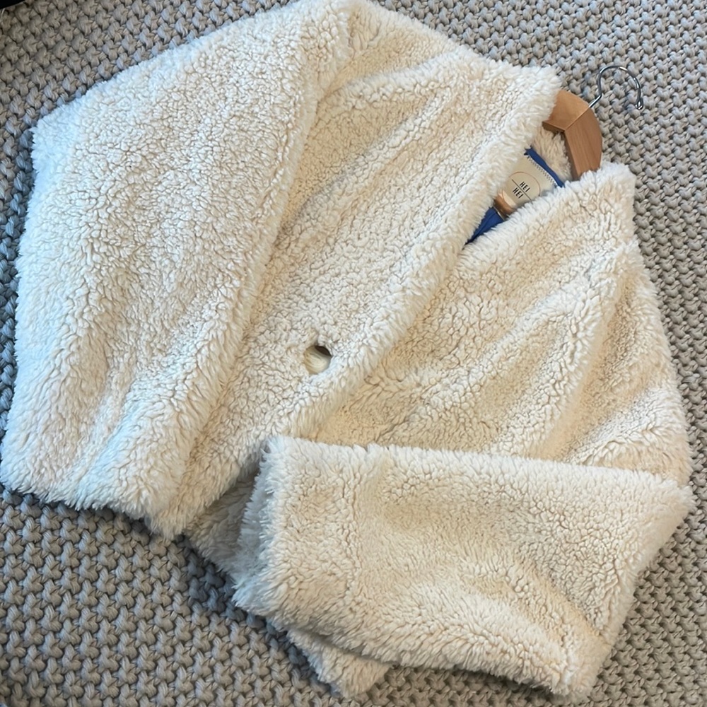 Womens Anthropologie Sherpa coat
